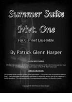 Summer Suite Movement 1 - for Clarinet Ensemble
